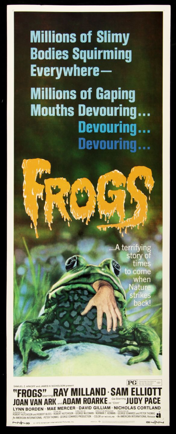 Frogs (1972) movie poster.